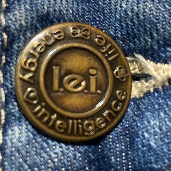 VTG, Leí  Jeans Blue Flare & Wide Leg Denim Junior Size 15 - Picture 7 of 12